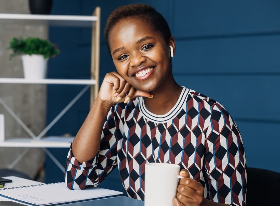 Lady with Coffee